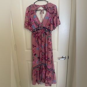 Anthropologie Boho Maxi Dress XS